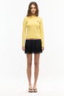 MINI SATIN LACE Negro