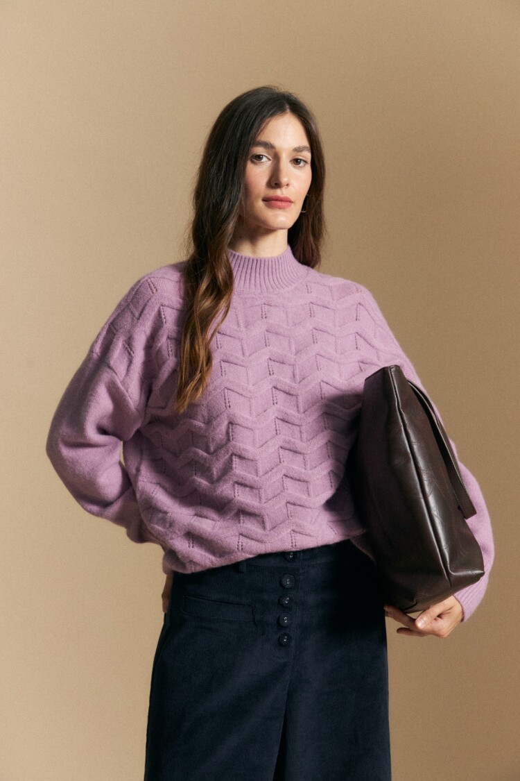 SWEATER MARE Lila Amatista