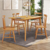 Juego de Comedor 4 Sillas - Udine Natural
