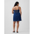 V-JUNE DENIM SL DRESS - MINI MEDIUM WASH
