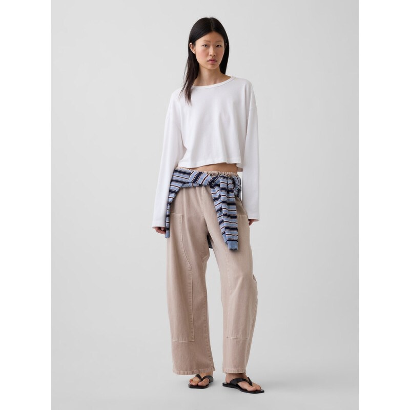 DBL KNEE BARREL PANT WICKER 1