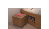 Cama 1 plaza Con Cajones - Linea Charme Amendoa