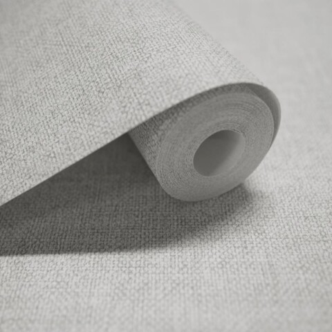 Empapelado Textile Plain Grey