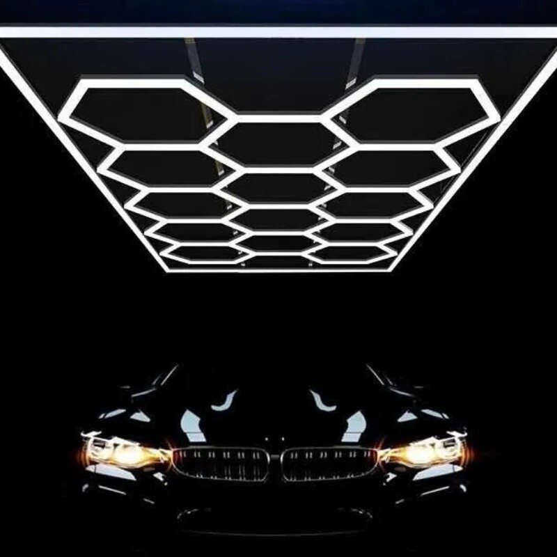 LUMINARIA DE TECHO HEXAGONAL T5 - FRIA Luminaria De Techo Hexagonal T5 Fria