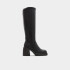 AUSTER DARK BROWN TEXTILE BLACK