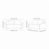 SOFA GINEBRA 2C (CD) DISCONTINUADO Unica