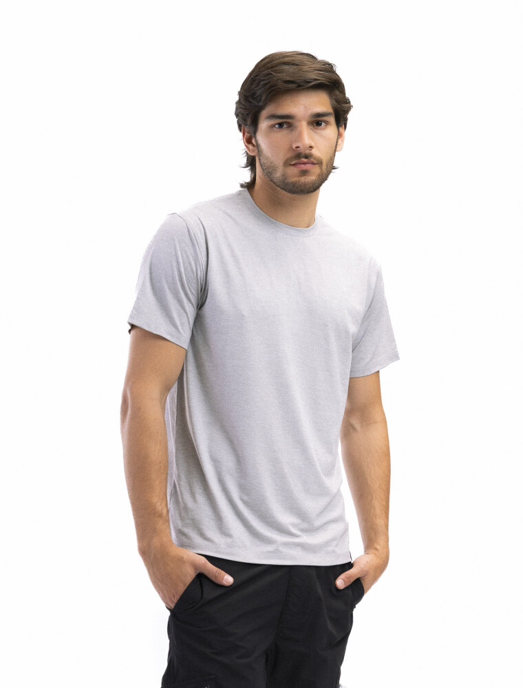 Remera Dry Fit Scandinavian Gris Claro