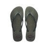 Sandalias Havaianas Slim Gloss Mujer Verde Oliva