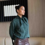 BLUSA ZARA VERDE