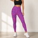 Calza larga estampada tiro alto de lycra MUAH