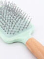 CEPILLO PALETA WOOD VERDE AQUA
