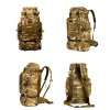 Mochila Táctica Militar 80L Trekking Camuflado Verde