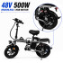 Bicicleta Eléctrica Sg04 Pl 16" 500w 100kg 35kmh GRIS