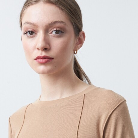 REMERA COLIMA Beige Oscuro