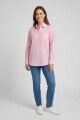Camisa m/l rayada ROSA