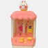 Máquina Infantil Grúa Agarra Juguetes Peluches Con Sonido Variante Color Rosa