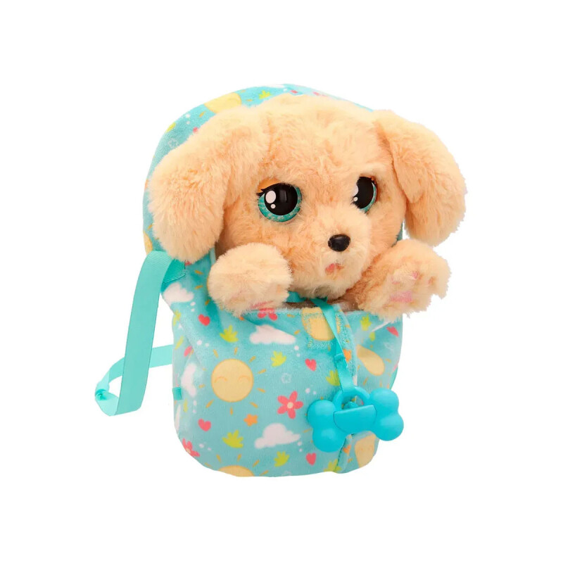 Peluche Cachorro Interactivo 22cm Labrador Baby Paws Beige