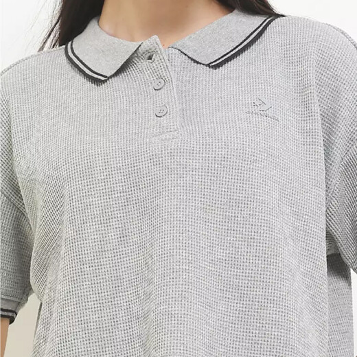 Remera Converse Sporty Waffle Polo - Gris Remera Converse Sporty Waffle Polo - Gris