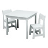 Juego mesa y 2 sillas infantil blanco Juego mesa y 2 sillas infantil blanco