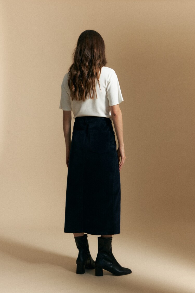 FALDA ALIX Azul Marino