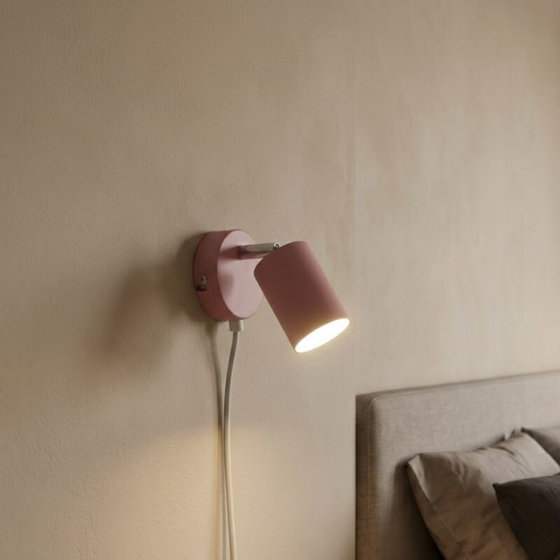 ARTEFACTO BOLD DE ADOSAR ORIENTABLE Luminaria de Pared Bold Rosa