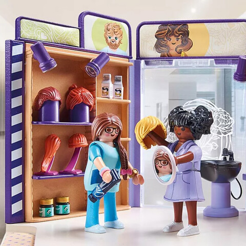 Local de Peluquería Playmobil 80 Piezas U