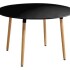 Mesa Comedor Cocina Milán Redonda Laqueada 80Cm Premium Ax Negro 1