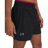 UA TRAIL RUN LAUNCH SHORTS-BRN BLK-001