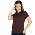 T-SHIRT FEM POLY/SPX EVERLAST MESH WINE W6 WINE