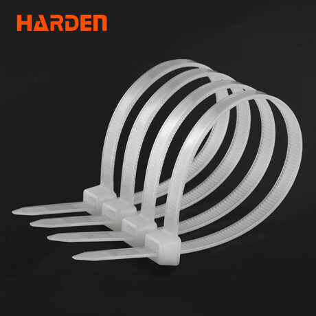 PRECINTO PLASTICO BLANCO DE 2.5 X 100MM 100U HARDEN ++ N/a
