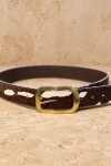 Total Print Belt Chocolate / Dorado