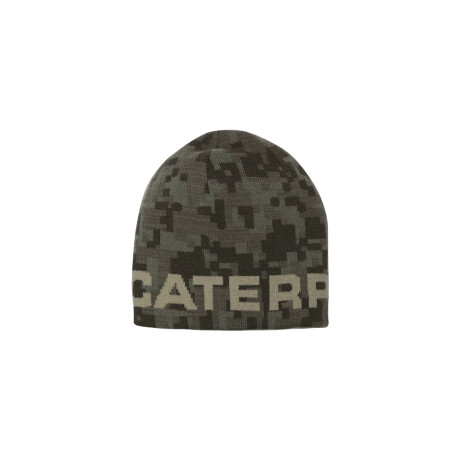 Gorro Caterpillar Reversible Logo Cap - Black & Lemon Orange & Gold