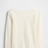 V-FRCH LS LOGO TEE IVORY FROST