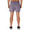 Short Running Asics Silver 5In Short Hombre Lavender Grey