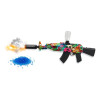 Arma AK47 de orbis hidorgel con efecto humo y luces para simular fuego del caño. Arma AK47 de orbis hidorgel con efecto humo y luces para simular fuego del caño.