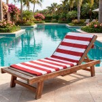 Toalla Playera Cabana Stripes Rojo
