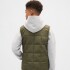 LWT PUFFER VEST ARMY JACKET GREEN