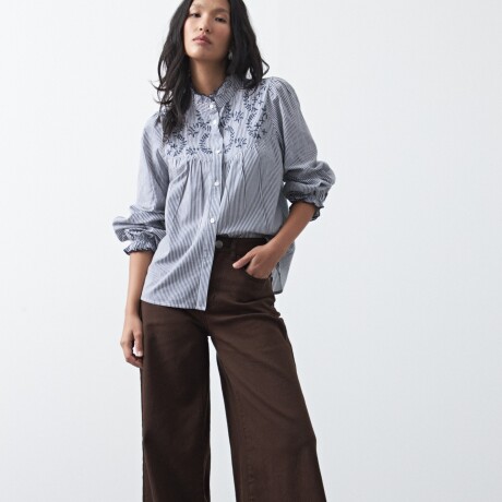 CAMISA FIRA Negro/Blanco