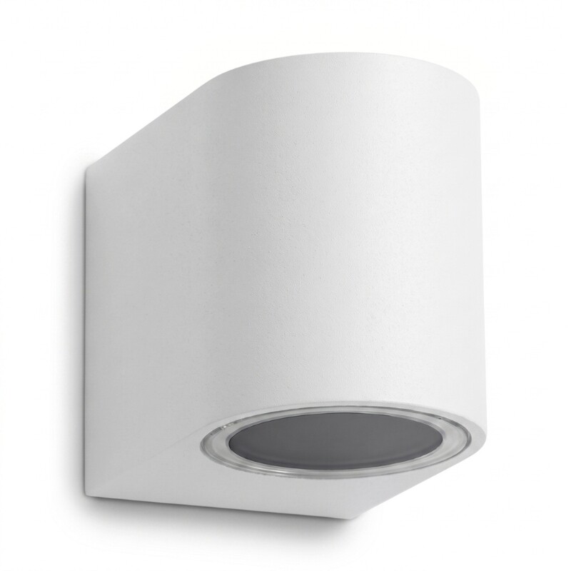 ARTEFACTO PARMA DECORATIVO PARA ADOSAR EN PARED UNIDIRECCIONAL PEQUEÑO Luminaria de Pared Parma Unidireccional Blanca