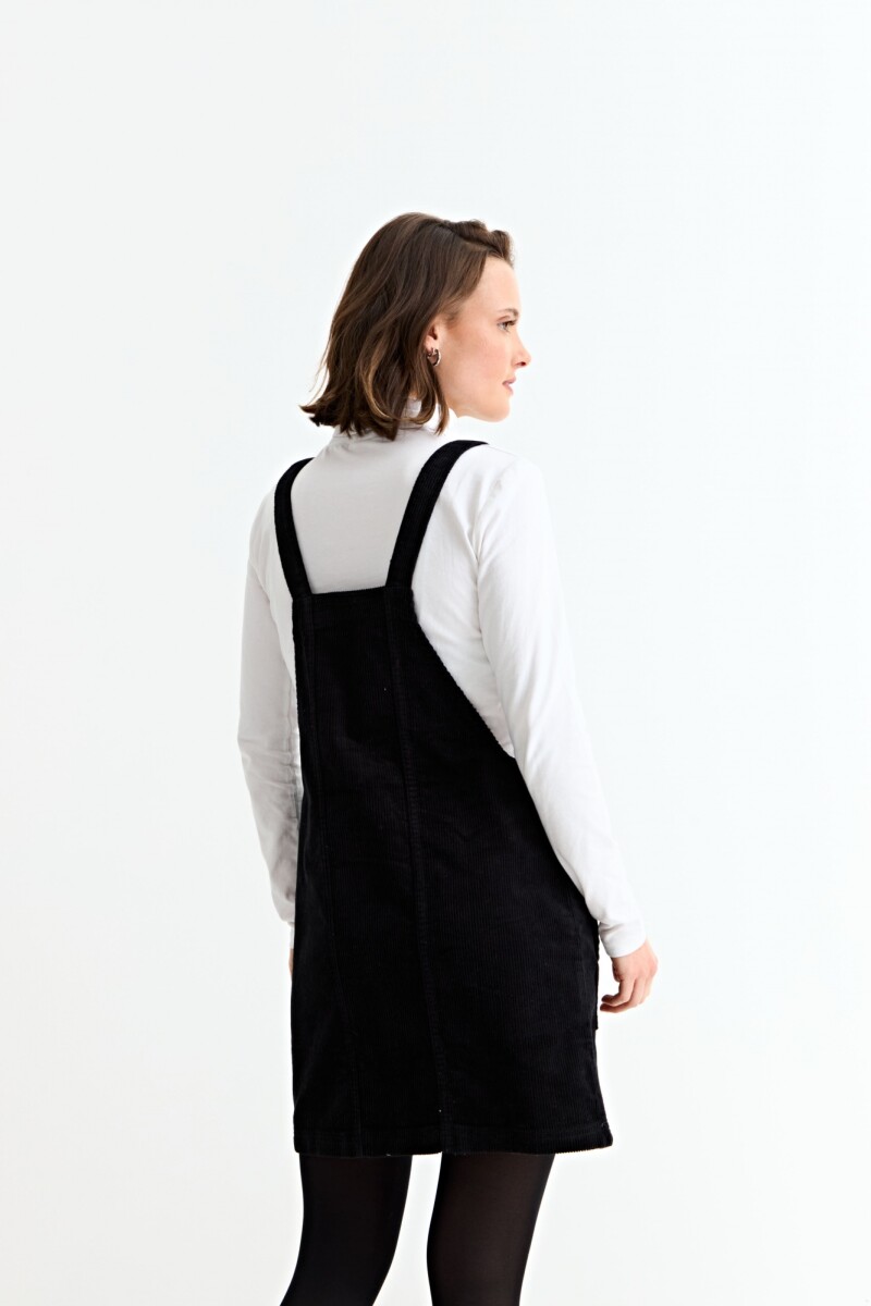 Jumper de pana corta NEGRO