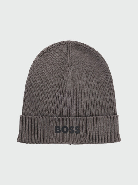 BOSS - Gorro de Lana Gris