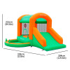 Casa inflable naranja interior o exterior Casa inflable naranja interior o exterior