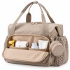 Bolso maternal XL ASH beige