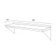 Estante Aereo Acero Inox 1.90 Mts | Ventus VENEREP-190 Estante Aereo Acero Inox 1.90 Mts | Ventus VENEREP-190