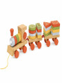 TREN DE MADERA DE ARRASTRE MULTICOLOR