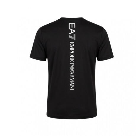 Remera EA7 Emorio Armani Logo Series Cotton Black White