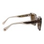 Lentes de sol De Acetato Cuadrado Premium Marrón/Marrón