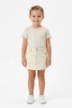 Short-pollera estilo denim CRUDO