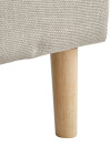 Estructura cama KONGSBERG 2 Plazas 140x190 beige Estructura cama KONGSBERG 2 Plazas 140x190 beige