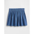 V-WOVEN SKIRT CHAMBRAY 042